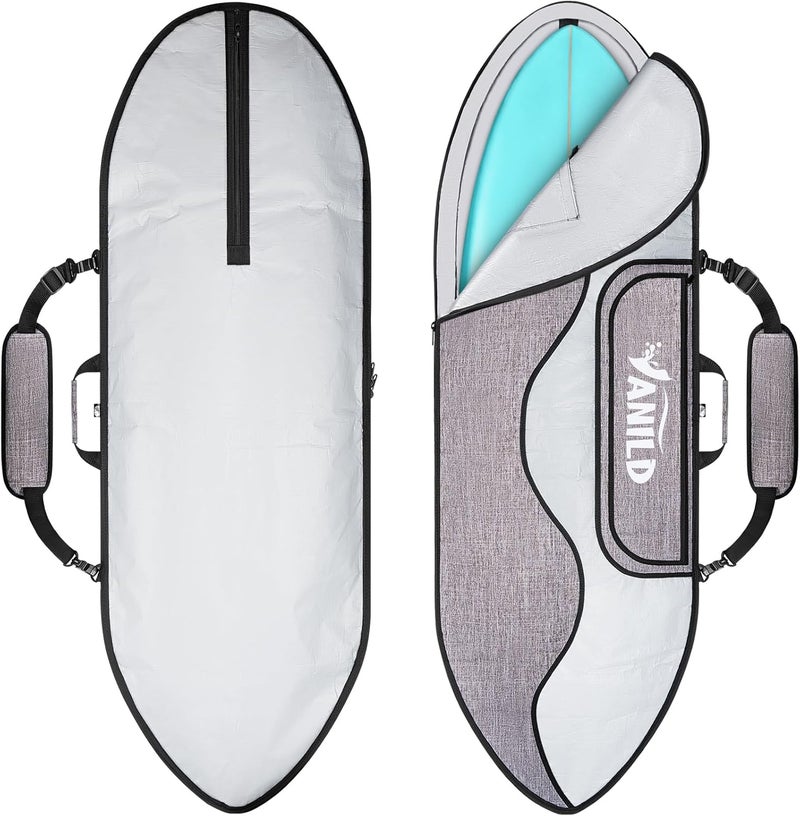 ANILD Surfboard Longboard Storage Bag Travel Daylight Bag with Shoulder Strap for Size 5'0, 6'0, 6'6, 7'0, 8'0, 9'0, 9'6, 10'6 - Image 1